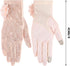 SATINIOR Lace Gloves Women Short Floral Gloves Fingerless Gloves Elegant Ladies Gloves for Wedding Party...